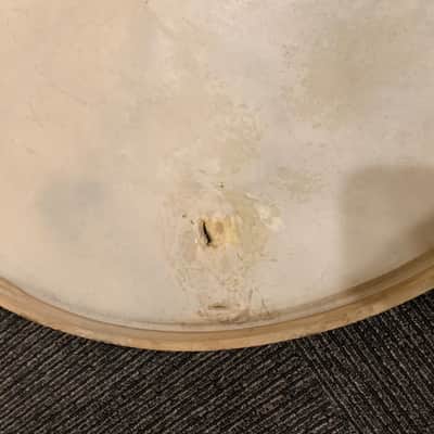 Set of 4 - Vintage Slingerland 22" & 28" Calfskin Bass Drum Heads (Rm3) image 4