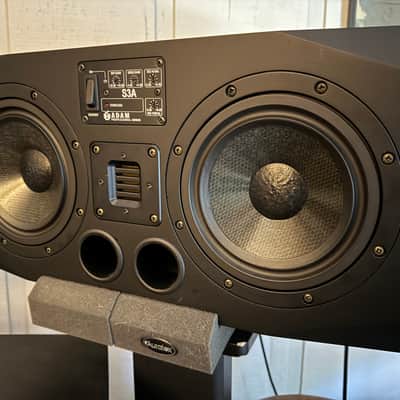 ADAM Audio S3-A Active Nearfield / Midfield Monitors (Pair) 2000s - Black image 2
