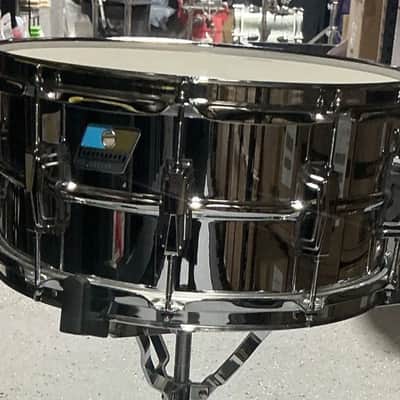 Ludwig 6.5x14" LM402BON Blue And Olive Badge Supraphonic Snare Drum image 3