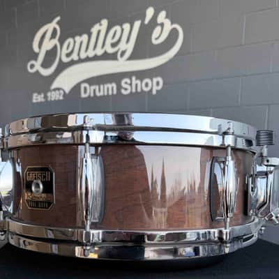 Gretsch Renown Purewood Walnut 5x14 Snare Drum in Natural Gloss Lacquer (Rm 4) image 3
