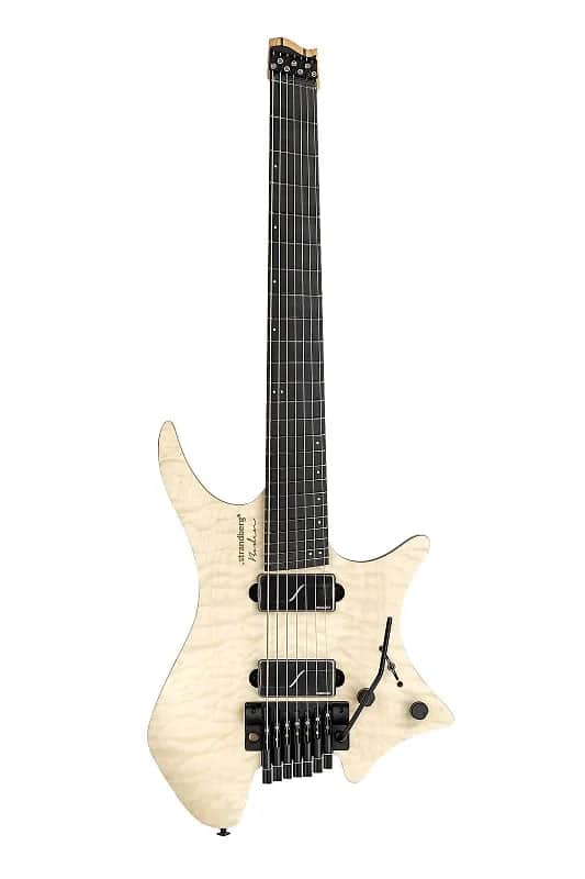 Strandberg Boden Prog NX 7 Natural Quilt HH pickups + tremolo image 1