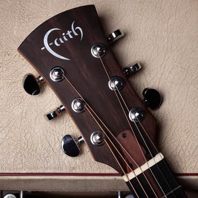 Faith Nomad Mini-Neptune Electro - Trembesi All Solid Travel Electro Acoustic Guitar & Gigbag image 10
