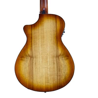 Breedlove Pursuit Exotic S Concerto Amber Bass CE Myrtlewood-Myrtlewood image 3