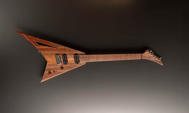 Hoff Guitars Valnut (Neck-Through, Multi-Scale, Semi-Hollow V 2024 - Polymerized Tung Oil image 1