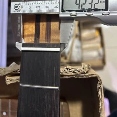 Roasted Tiger Maple Headless Guitar Neck, 22 Frets, Rosewood Fingerboard image 4