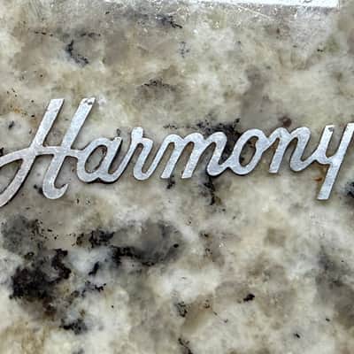 Harmony Headstock Logo Original Emblem 60s image 1