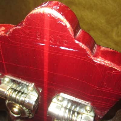 1974 Guild JS-II Bass Double Pickup Cherry Red image 7