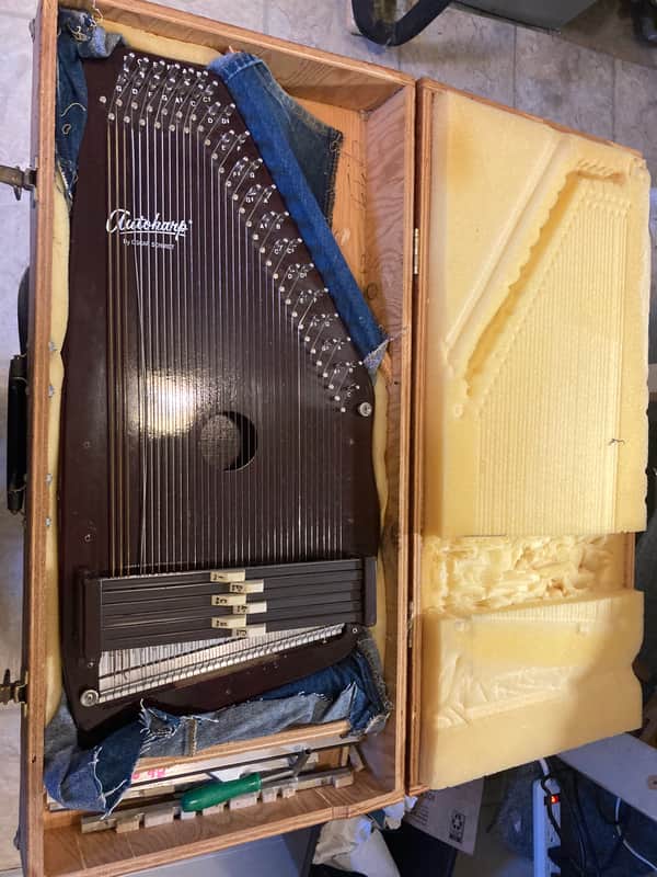 Oscar Schmidt Autoharp 1970's - Brn image 1