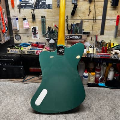 Redeemed Guitars DeVille 2024 - Inverness Green, Jazzmaster meets non-reverse Firebird image 14