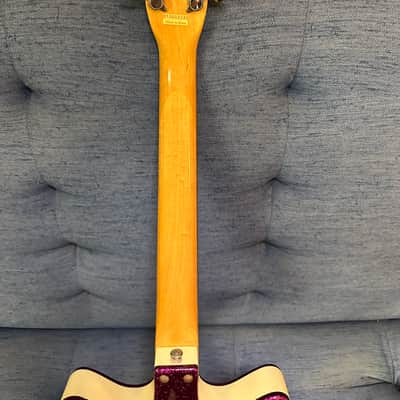 Danelectro Convertible 1990s - Magenta Sparkle image 6