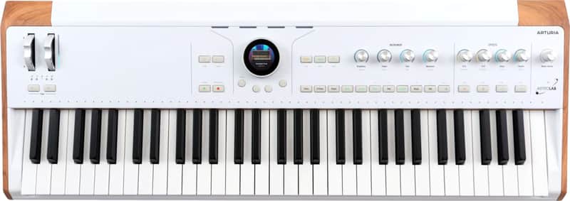 Arturia AstroLab 61-Key Stage Keyboard, White image 1