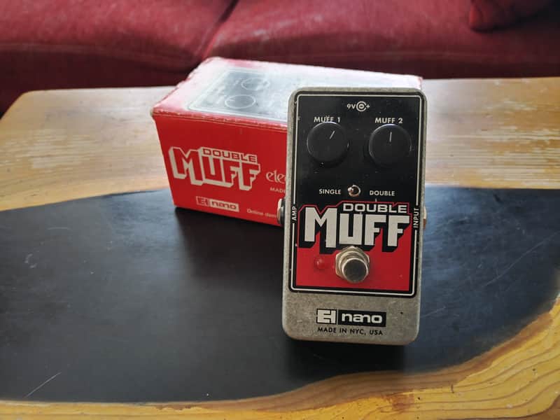 Electro-Harmonix Double Muff Nano Fuzz 2010 - 2020 - Black / Red / Metal image 1
