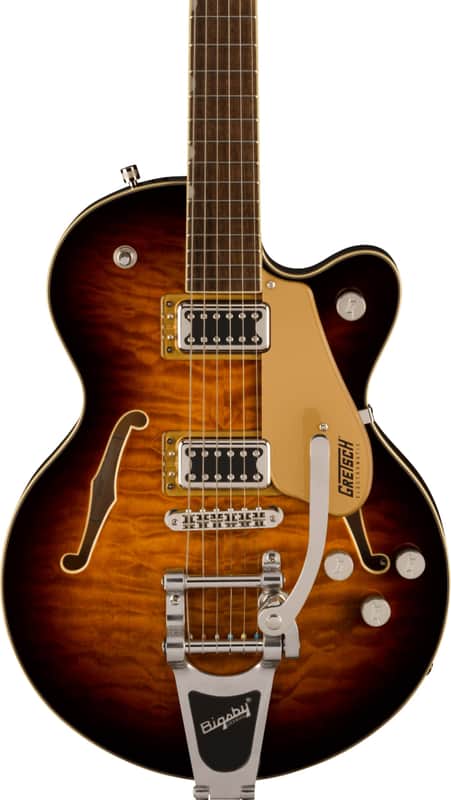 Gretsch G5655T-QM Electromatic Jr. Semi-Hollow Electric Guitar, Laurel Fingerboard, Sweet Tea image 1
