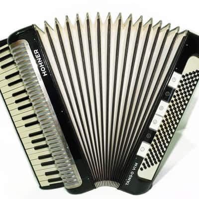 Hohner Tango VIM Accordion 120 Bass, made in Germany, Vintage Piano Accordion, incl. New Straps and Soft Case, 2694 image 2