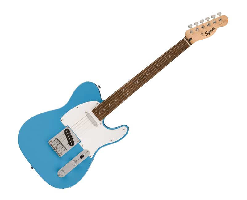 Used Squier Sonic Telecaster Electric Guitar - California Blue w/ Laurel FB image 1