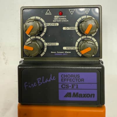 Maxon CS-F1 Fire Blade Chorus Analog Vintage Guitar Effect Pedal MIJ Japan image 2
