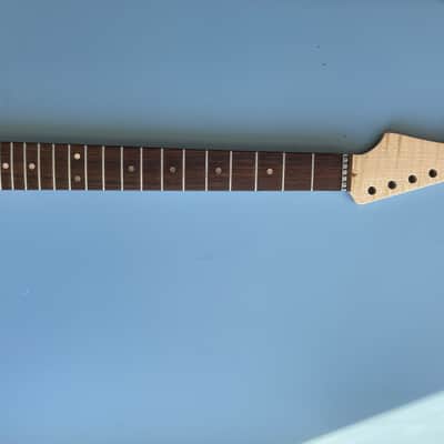 Musikraft Strat style Maple with Rosewood Fretboard 24 3/4" Scale LSR Nut 2024 - Gloss Nitrocellulose image 1