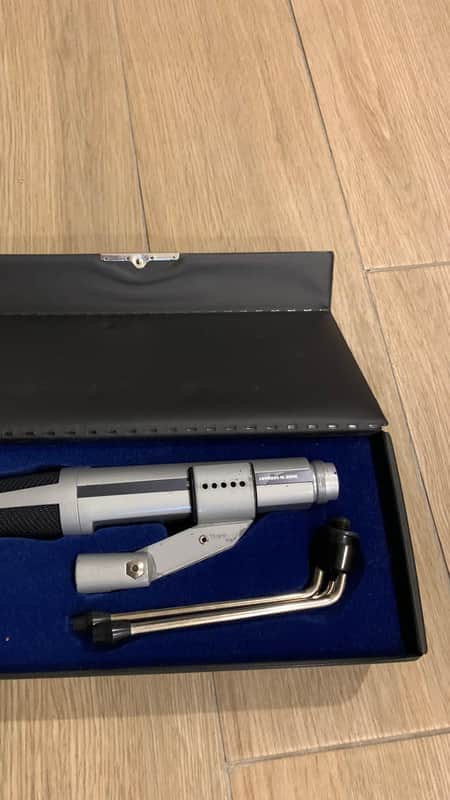 Uher M 537 German Dynamic Vintage Mic (AKG) with case and stand. image 1