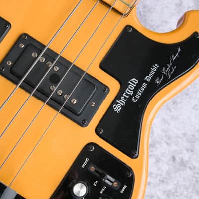 Shergold 124 1978 - Natural; 12 + 4 twin neck image 4