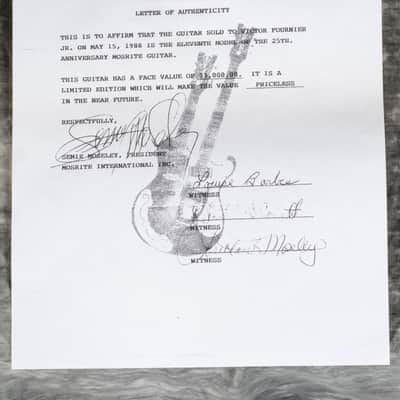 Mosrite 25th Anniversary Ventures Limited 1988 Silver image 11