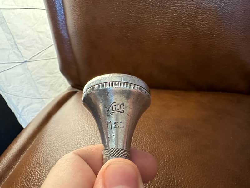 Very Vintage King M21 Trombone mouthpiece | Reverb
