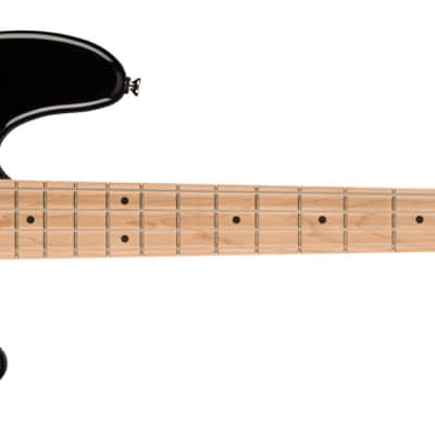 Squier Affinity Series Precision Bass PJ Pack - Maple Fingerboard - Black - Gig Bag - Rumble 15 - 120V image 2