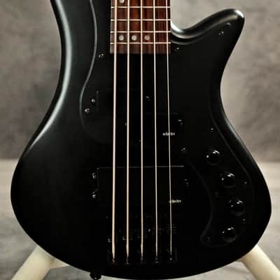 Schecter Stiletto Stealth-5 Active 5-String Bass 2010s - Satin Black image 1