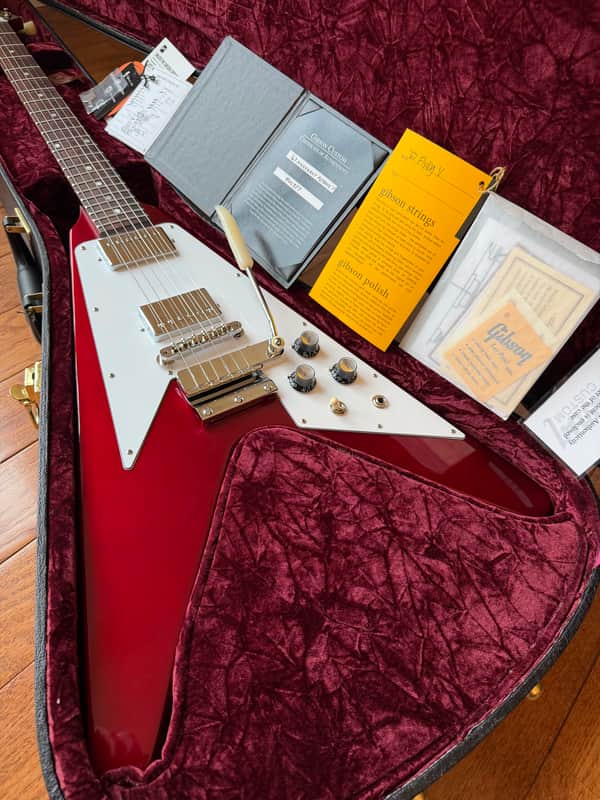 2024 Gibson Custom Shop Flying V ‘67 - Sparkling Burgundy