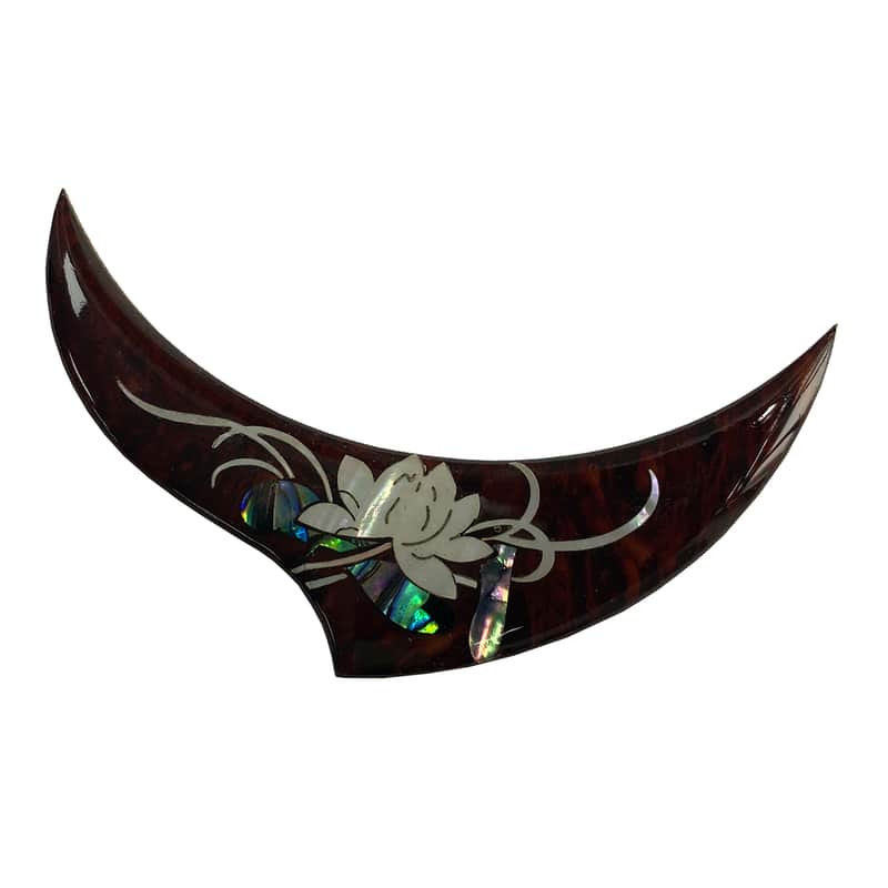 36 Inch Acoustic Guitar Pickguard inlaid with shell Pattern Decorated Self-adhesive image 1
