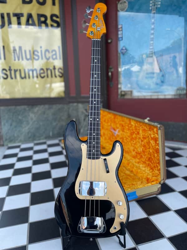 Fender Custom Shop NOS 1959 Precision Bass 2022 - Black image 1