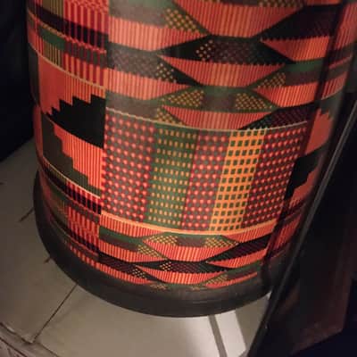 REMO Djembes Paulo Mattioli signature series. w/stand + drum key! image 3