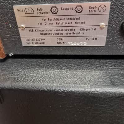 Vermona Synthesizer rare DDR/GDR image 12
