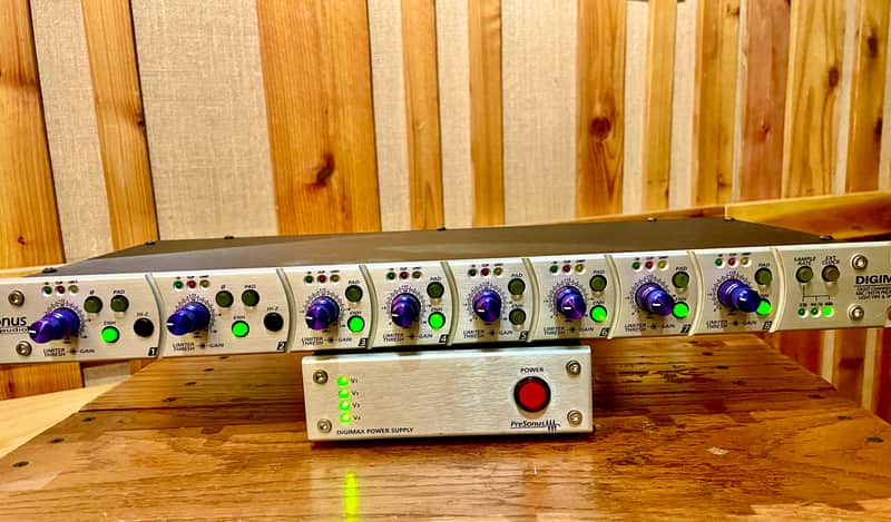 PreSonus Digimax 48kHz 8-Channel Mic Preamp 2000s - Silver image 1