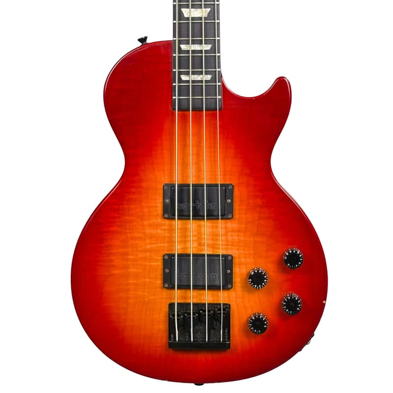 Gibson Les Paul LPB-2 Deluxe Plus Bass Bartolini Pickups Heritage Cherry Sunburst 1996 W/HSC image 1