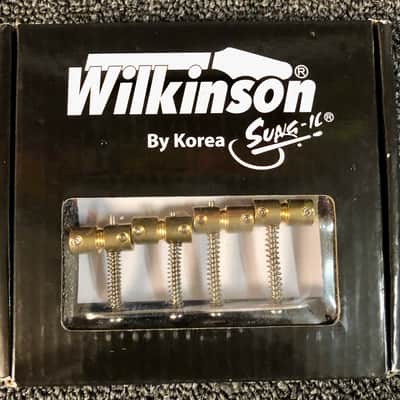 Wilkinson 4 String Bass Bridge Made In Korea image 1