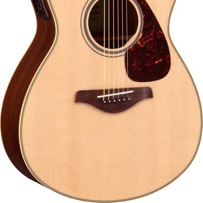 Yamaha FSX830C Grand Concert Acoustic-Electric Guitar, Solid Spruce Top image 1