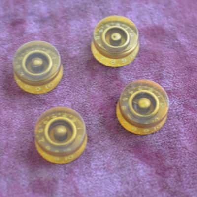 Vintage 1955 Gibson Gold Barrel Knobs Les Paul Goldtop 1954 Standard 1953 ES-175 image 1