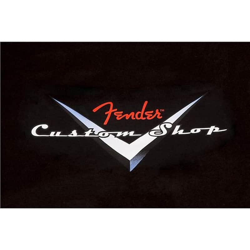 Immagine Fender Custom Shop Original Logo T-Shirt, Black, M 2016 - 3