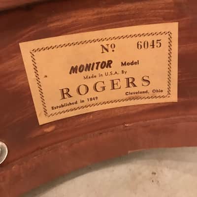 Rogers Monitor Vintage Snare image 12