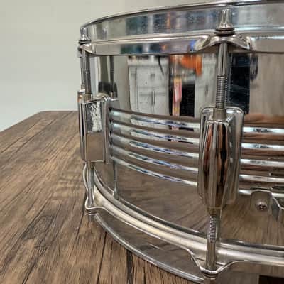 CB700 Internationale 6.5x14 Steel Snare Drum – 10 Lugs – Internal Muffler – Good Condition image 11