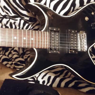 Vintage Hondo Deluxe Series 785 B.C. Rich Bitch 1983 Black MIJ image 11