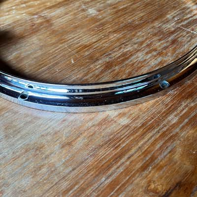 Ludwig No. 4160 16" Twin Channel Die-Cast 8-Lug Hoop 1980 - 1983 - Chrome image 8