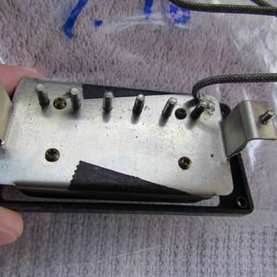 Gibson Humbucking Pickups With Pickup Surround, Height Screws, & Springs Pair Of Gibson Humbucker Pickups For Les Paul Or 335 Neck & Bridge Position image 6