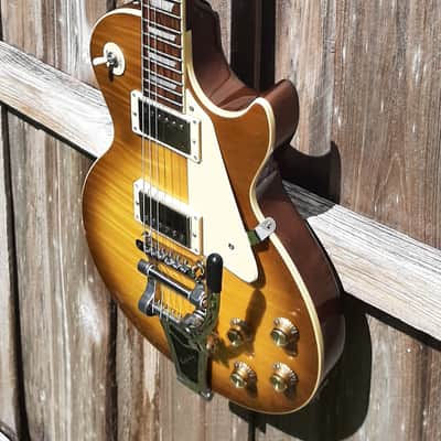 Epiphone Les Paul Standard Plus Top with Bigsby Completely Upgraded image 6