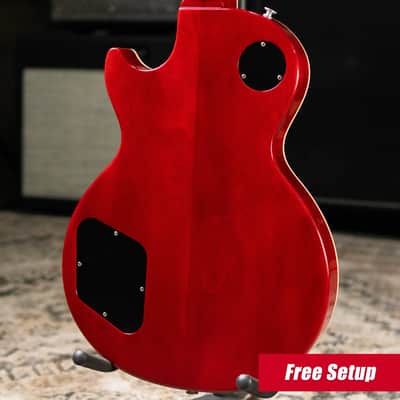 Gibson Les Paul Standard 50s Figured Electric Guitar - Iced Tea with Hardshell Case image 2