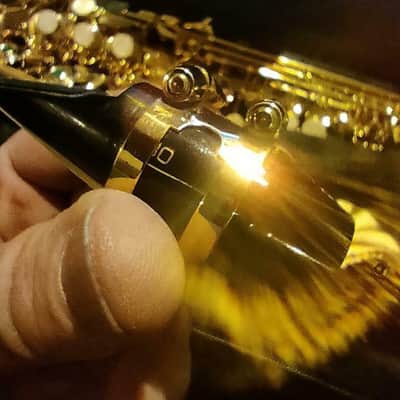 Jäger Soprano Saxophone 1990 Gold lacquer image 5