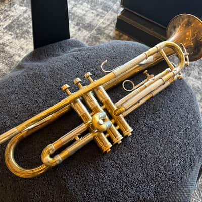 King Liberty 2B Trumpet 1945-1946 - rebuilt valves! image 2