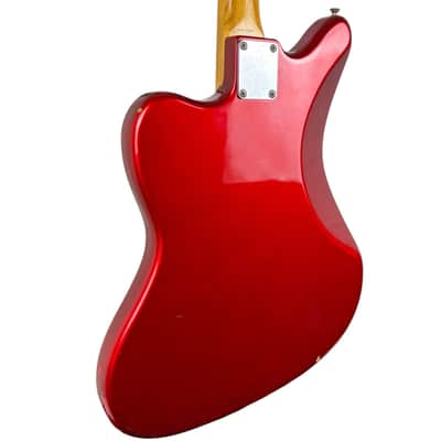 Fender Japan 66 Reissue Jazzmaster 1999-2002 - Candy Apple Red - Matching Headstock image 5