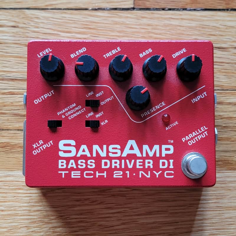 バニラ SANSAMP BASS D DI Vermillion Bass Driver DI 30th Anniversary – Tech 21 NYC