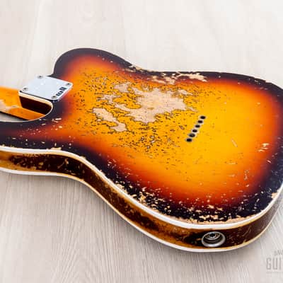 2023 Fender Custom Shop Limited Edition ‘59 Telecaster Custom Super Heavy Relic Sunburst image 18